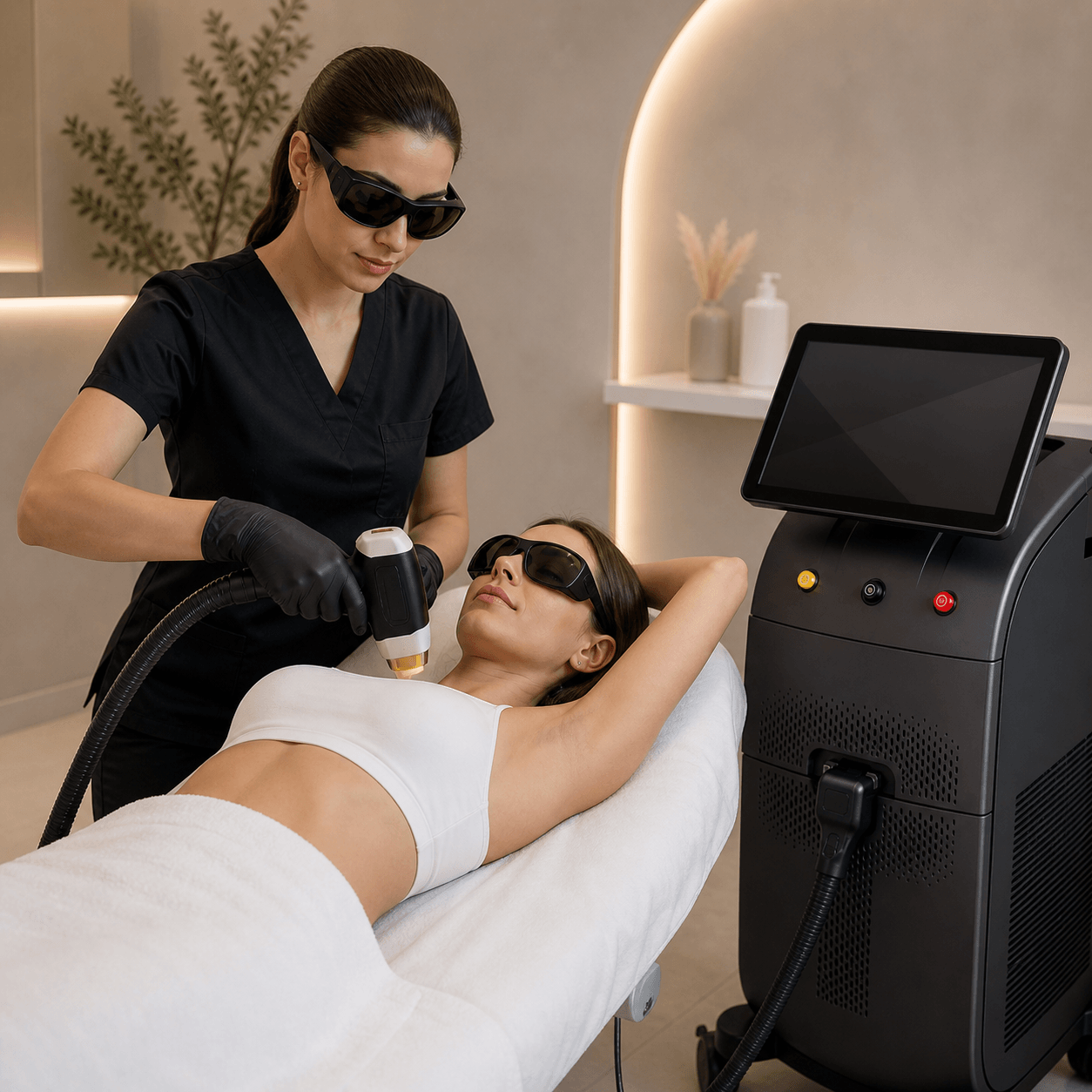 Laser Hair Removal  Safe and effective laser treatment designed to reduce unwanted hair, leaving your skin smooth, clean, and beautifully refined with lasting results.  Explore Now